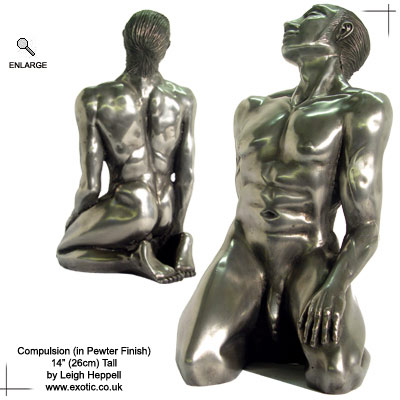 Male Nude Sculpture Compulsion by Leigh Heppell