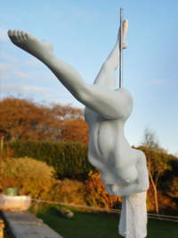Lola Pole Dancer by Leigh Heppell Erotic Sculpture